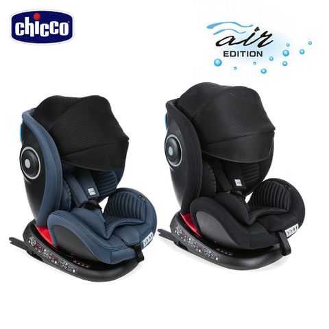 【chicco】Seat 4 Fix Isofix安全汽座Air版-多色(曜石黑/印墨藍)