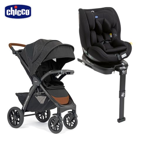 chicco Seat3Fit Isofix安全汽座+Bravo極致完美手推車領航版