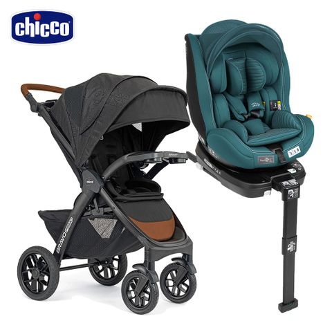 chicco Seat3Fit Isofix安全汽座Air版+Bravo極致完美手推車領航版