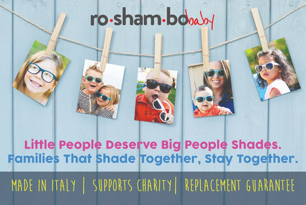 Little People Deserve Big People Shades.Families That Shade Together, Stay Together.MADE IN ITALY  SUPPORTS CHARITY REPLACEMENT GUARANTEE