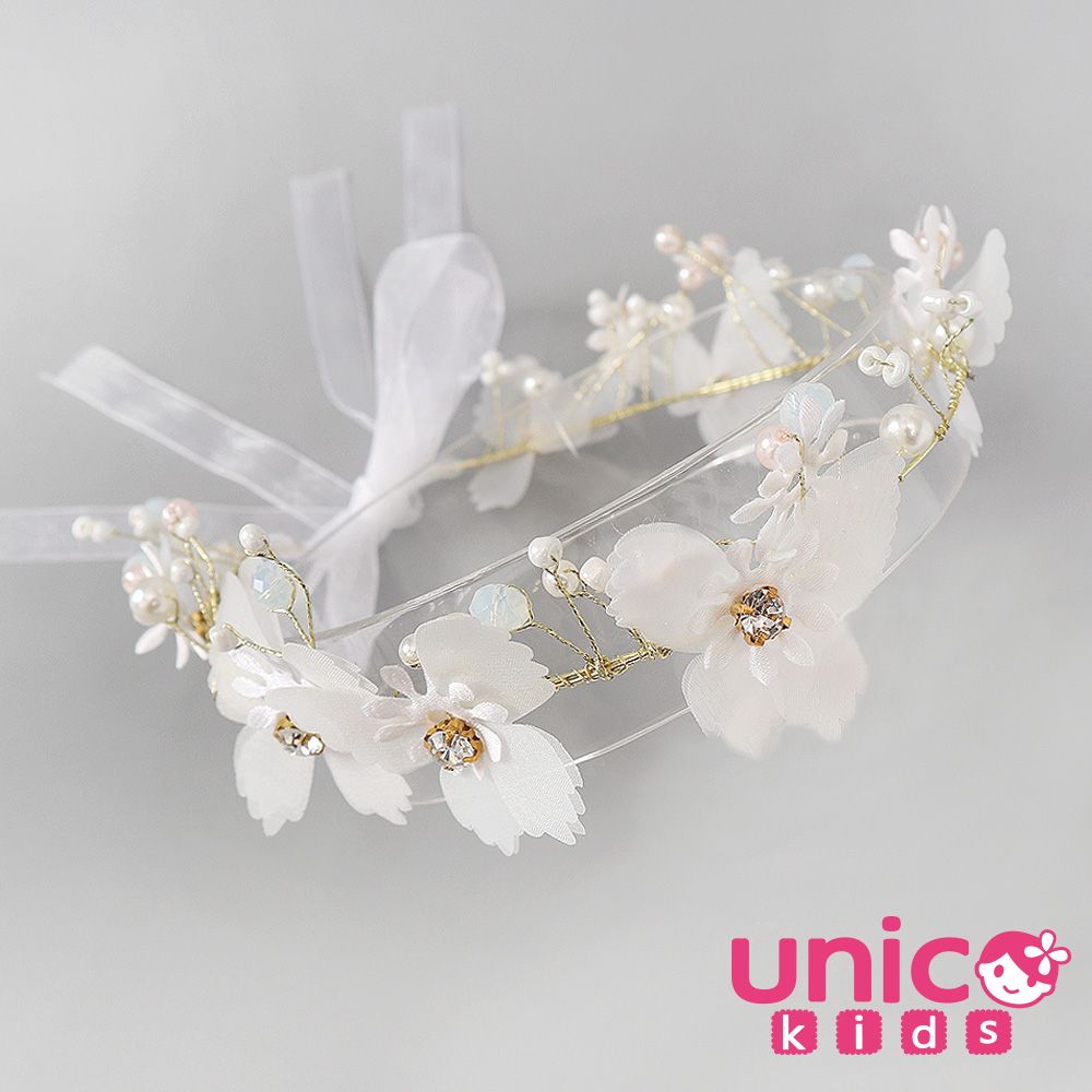 UNICO 兒童 韓國優雅系公主小花童表演花環配飾/髮飾