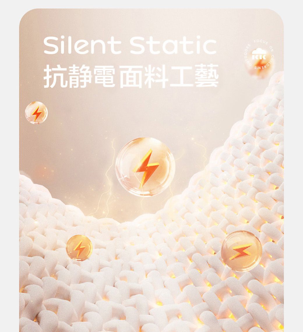 Silent Static抗静電面料工藝FOCUS