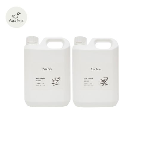 Pato Pato 家事萬用清潔液 補充瓶 2000ml 兩瓶組