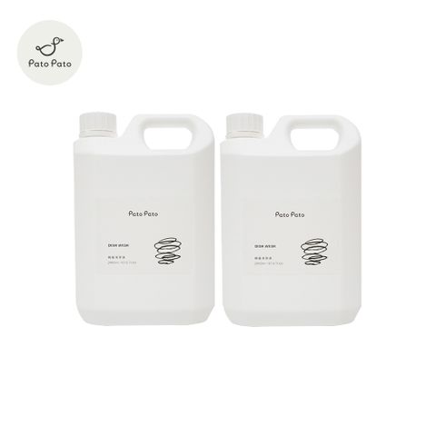 Pato Pato 碗盤清潔液 補充瓶 2000ml 兩瓶組