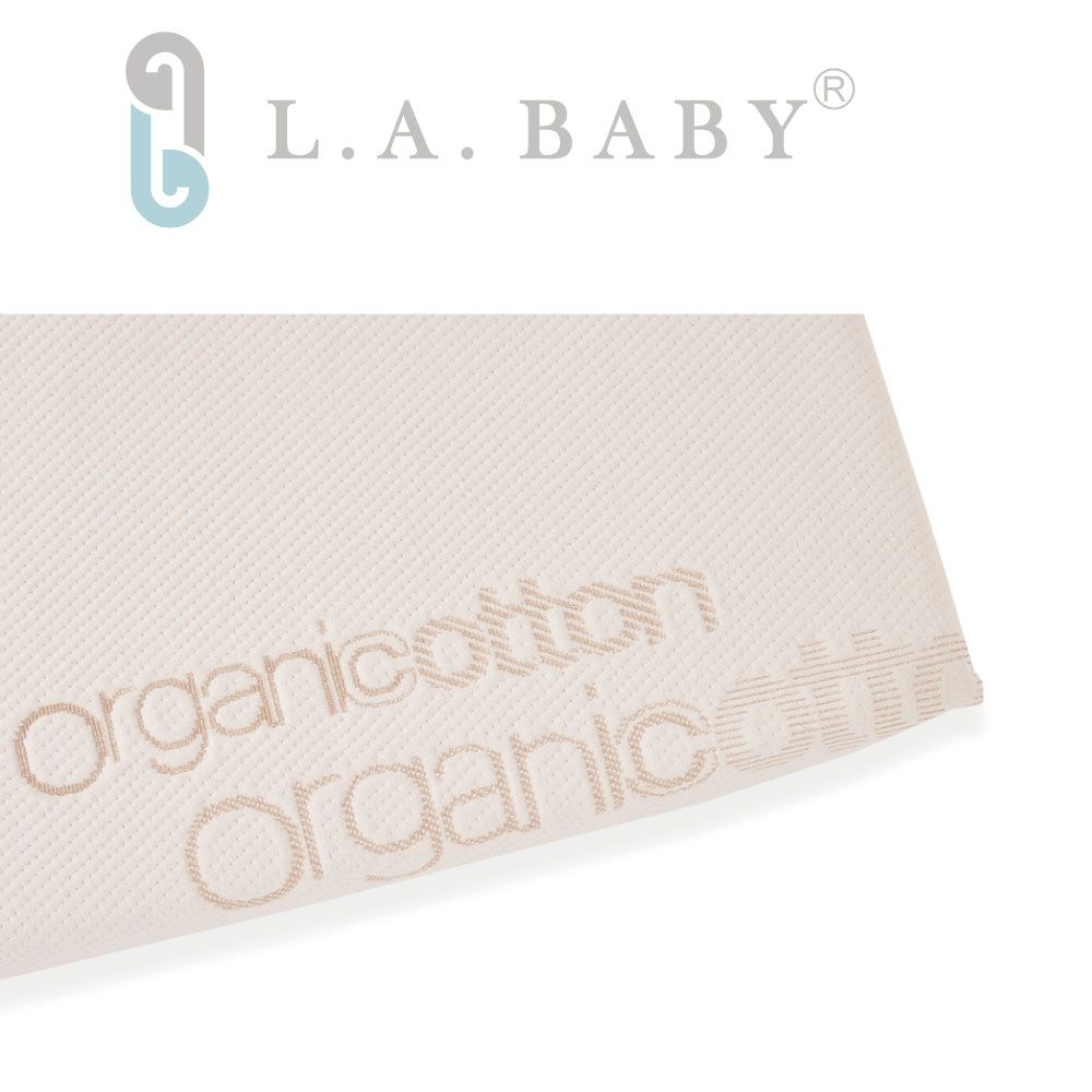 L.A. Baby  天然有機棉防水布套+乳膠床墊 L號(床墊厚度3.5cm)