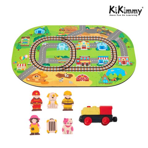 Kikimmy 火車軌道拼圖墊-13PCS