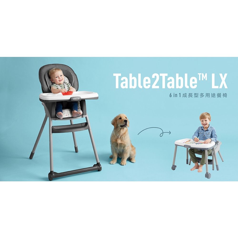 GRACO TABLE2TABLELX 6-in-1 Highchair 6 in1成長型多用途高腳餐椅