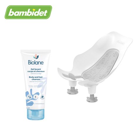 Biolane 法貝兒 韓國Bambidet-Comfort寶寶可樂椅-1入+-溫和洗沐雙潔露200ml