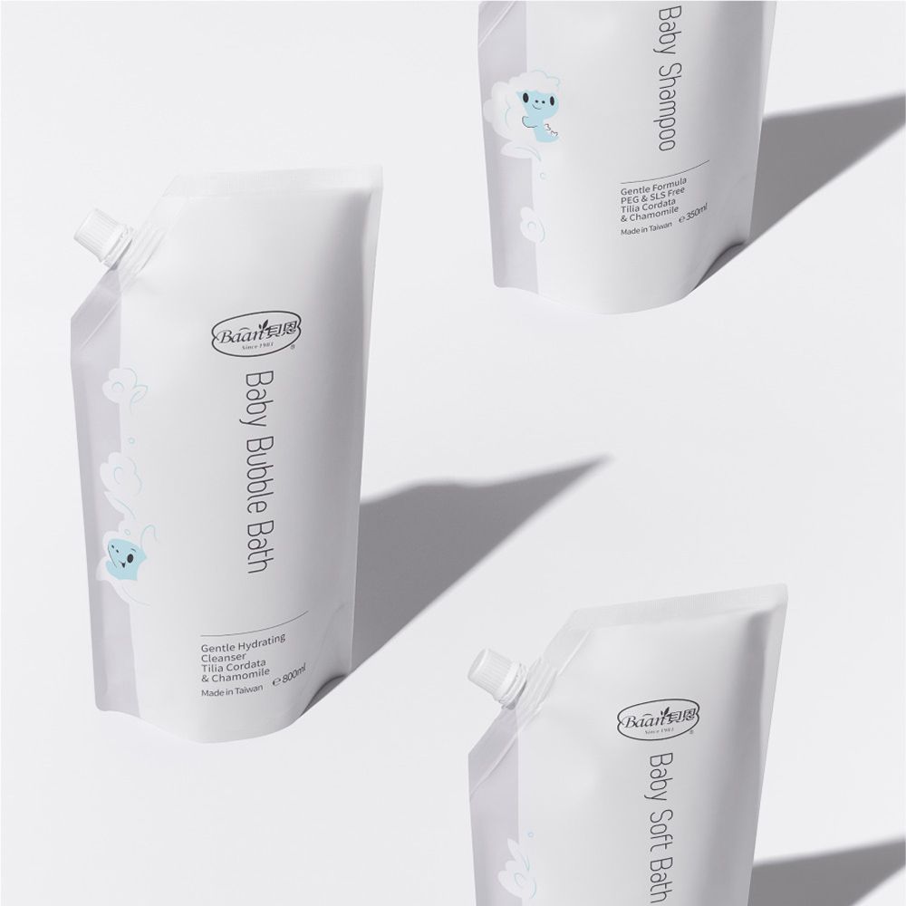 Baan 貝恩 嬰兒沐浴精 補充包350ml