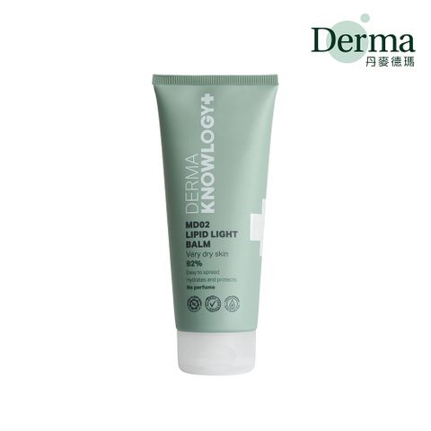 Derma Eco 丹麥德瑪 【Derma】MD02 高效鎖水修護膏 200ml/易敏肌/乾燥肌/油膏/乳液/舒緩/保濕/滋潤/泛紅/乾癢/過敏