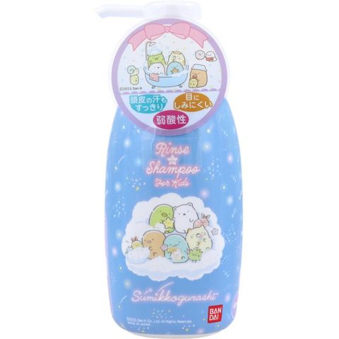 BANDAI 萬代 角落生物 Sumikko Gurashi 洗髮精(藍瓶/300ML)日本製(3967)