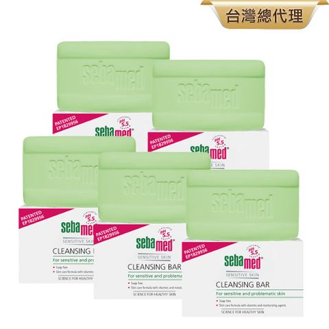 施巴 sebamed (潔膚皂150g / 橄欖潔膚皂150g / 痘淨潔面皂100g)  (任選5入)