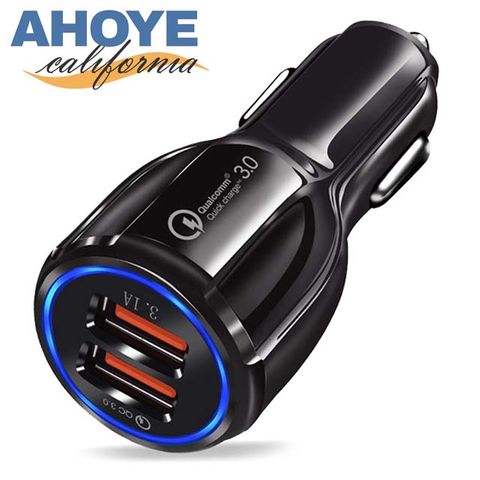 AHOYE QC3.0極速車用充電器 車充 快充