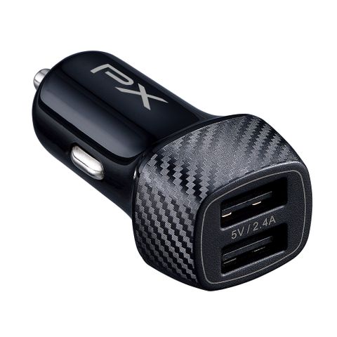 PX大通PCC-2420 車充頭24W USB-A 5V/2.4A iPhone蘋果安卓雙用車用充電器