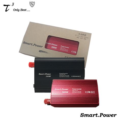 Smart.Power 石兆 DC12V to 110V 300W 汽車電源轉換器 [ USB2.1A急速充電 ] [ 最大輸出300W ] [ 台灣工廠製造 ]