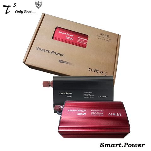 石兆Smart.Power DC12V to 110V 500W 汽車電源轉換器 [ USB2.1A急速充電 ] [ 最大輸出500W ] [ 台灣工廠製造 ]