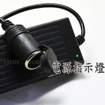  AC110轉DC12V 10A車用點菸頭變壓器 1入