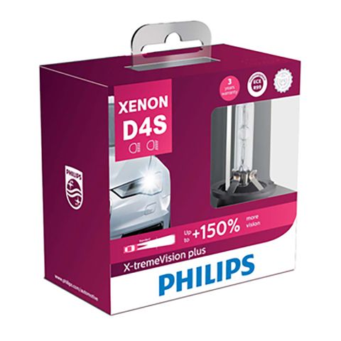 PHILIPS 飛利浦 HID 4800K 氙氣車燈-增亮150%(D4S兩入裝)公司貨