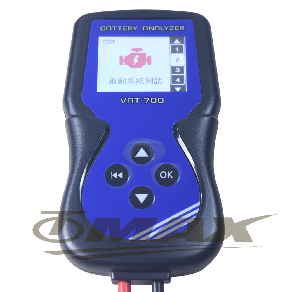麻新電子 12V-汽機車電池測試器-VAT-700