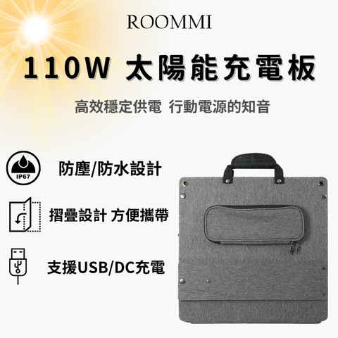 110W 太陽能充電板