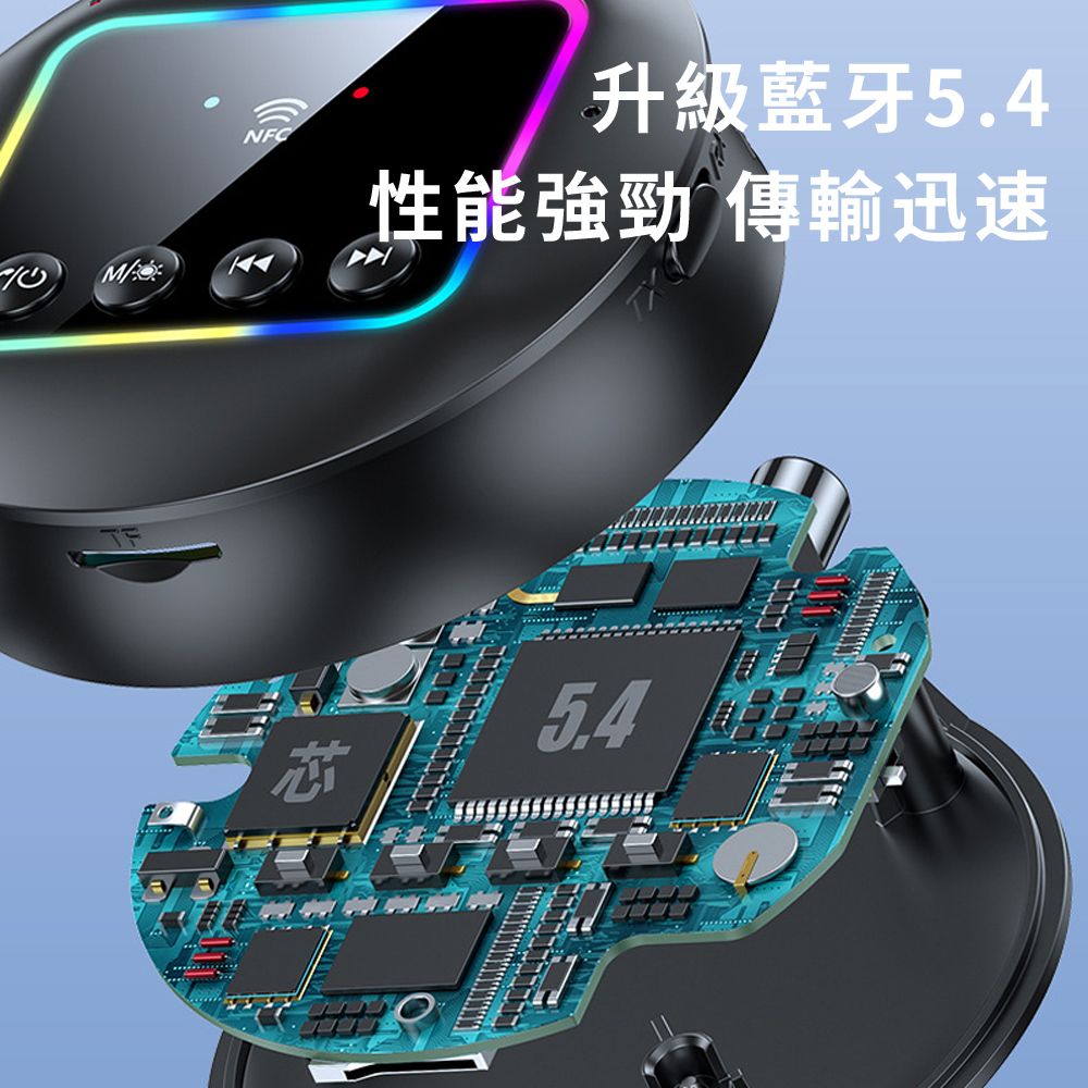  SO-TO 接收發射二合一藍牙音頻適配器  NFC觸連車用藍牙接收器/藍牙發射器 車載AUX音頻音樂播放器
