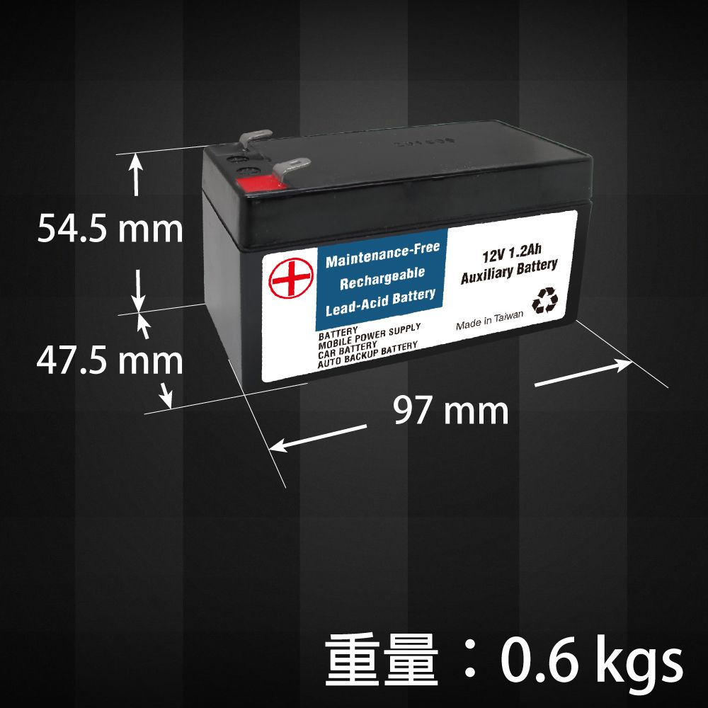 CSP 【CSP】 12V1.2Ah輔助電池  Benz 輔助電池更換 Auxiliary battery 輔助電瓶