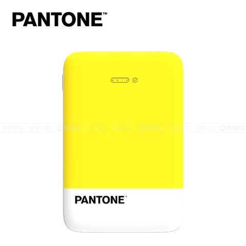 PANTONE 彩通 有線/無線 雙用 行動電源 5000mAh(繽紛黃)