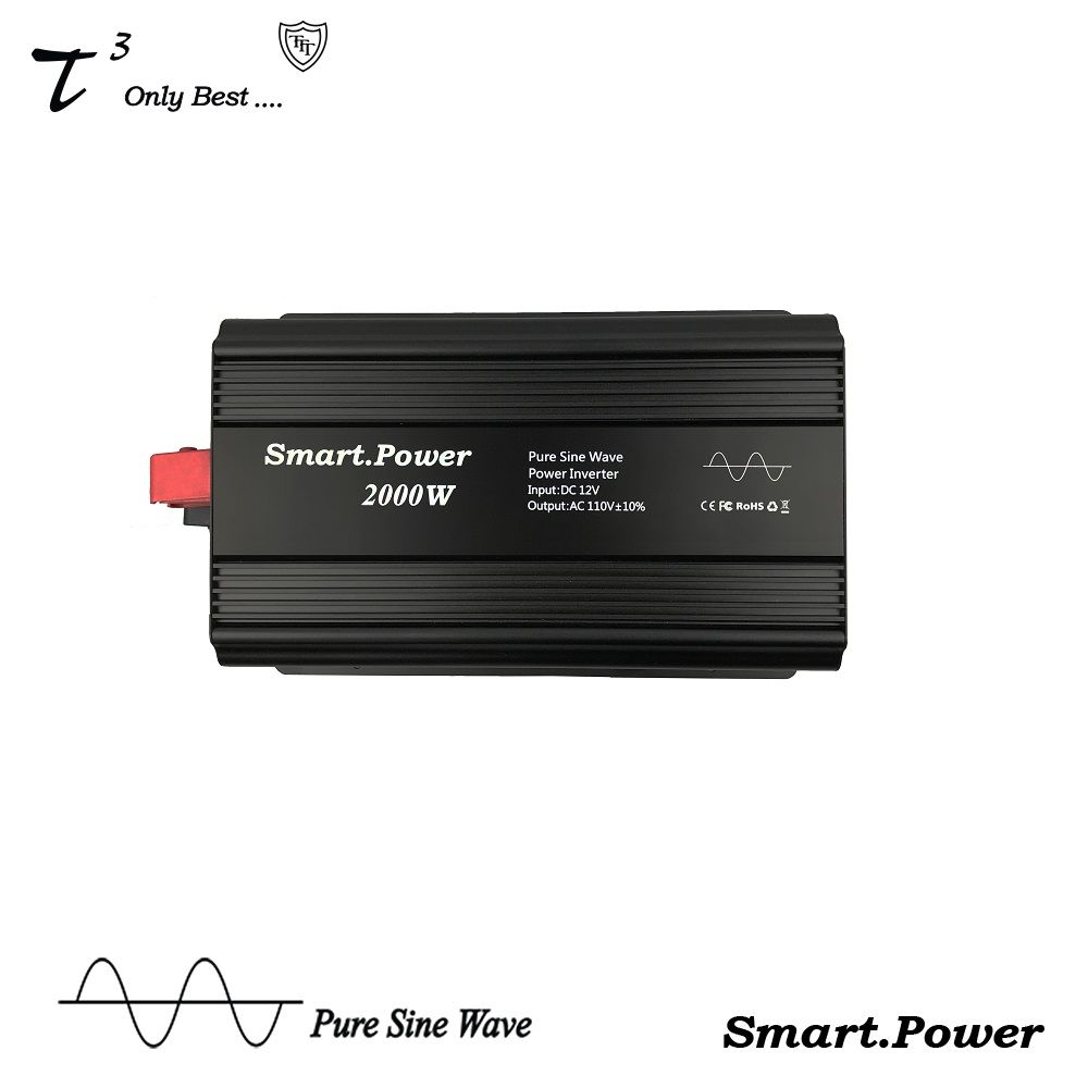 3Only BestSmart.Power2000 Pure Sine WavePower InverterInput: DC 12VOutput: C 110V10%A FC Pure Sine WaveSmart.Power