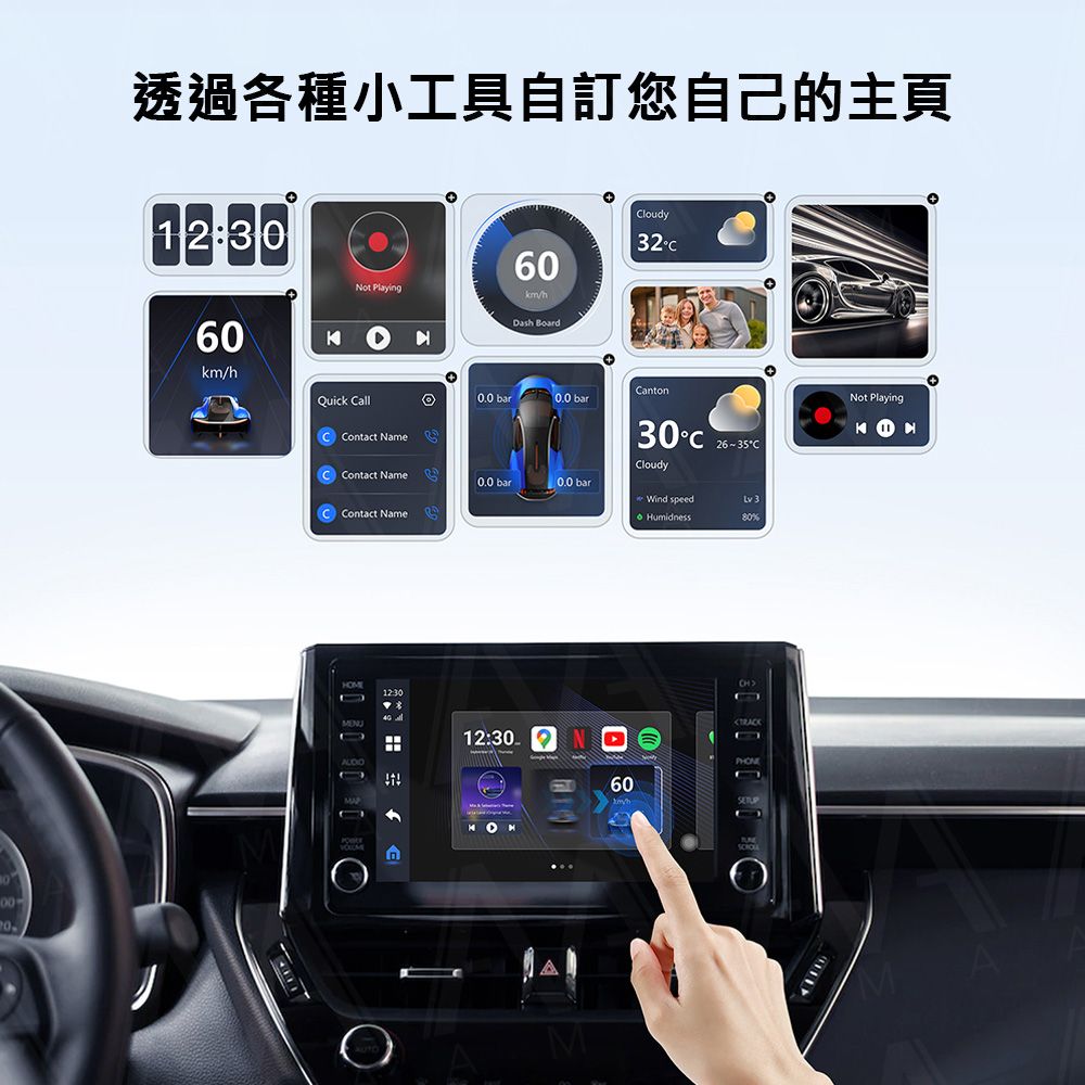 AMA S47 安卓盒車家兩用 八核心高通處理器 8G+128G CarPlay轉安卓系統 多媒體影音盒 2025新款搶先上市