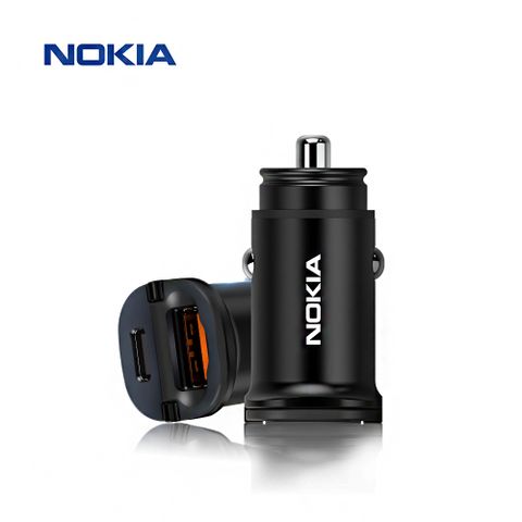 Nokia 諾基亞 24W typeC/USB PD+QC 2孔車用充電器 P6101N