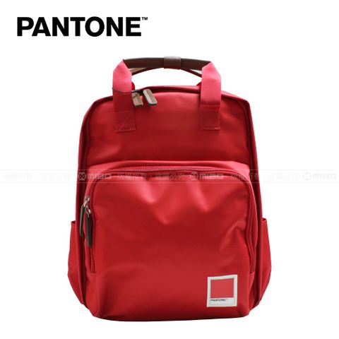 日系質感百搭包PANTONE 彩通 日系簡約 質感後背包-時尚紅