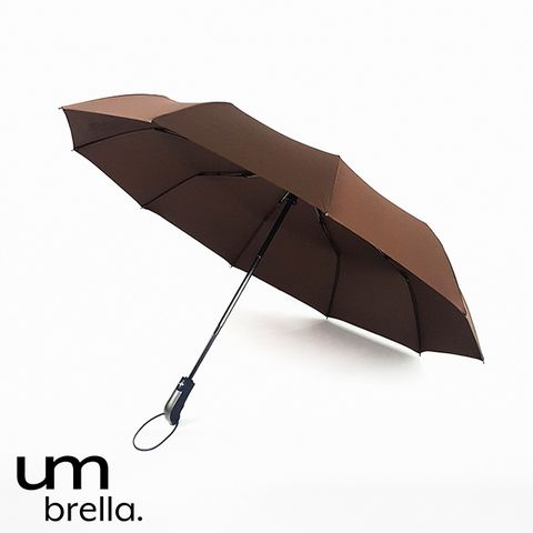 【輕量款-拿鐵】10骨 超大傘面自動傘 一鍵自動開收傘 摺疊傘 雨傘 折傘0.44KG輕量化自動傘
