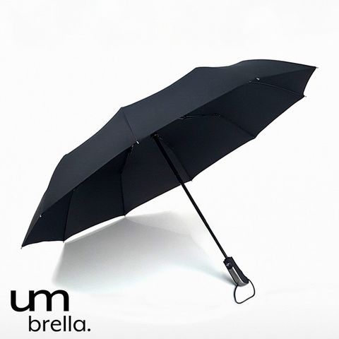【輕量款-經典黑】10骨 超大傘面自動傘 一鍵自動開收傘 摺疊傘 雨傘 折傘0.44KG輕量化自動傘