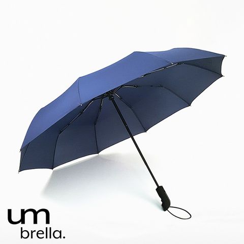 【輕量款-藏青】10骨 超大傘面自動傘 一鍵自動開收傘 摺疊傘 雨傘 折傘0.44KG輕量化自動傘