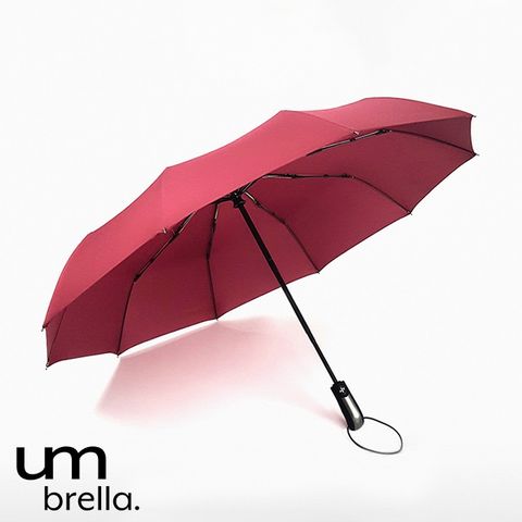 【輕量款-酒紅】10骨 超大傘面自動傘 一鍵自動開收傘 摺疊傘 雨傘 折傘0.44KG輕量化自動傘