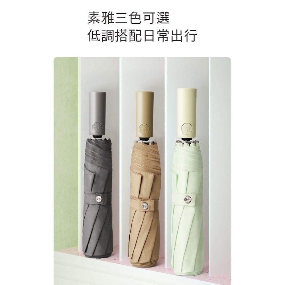 小米有品 防回彈自動晴雨反向傘