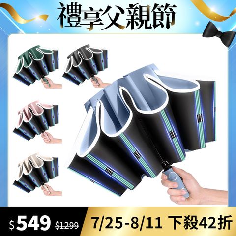 Sily 60骨 反光條全自動反向傘