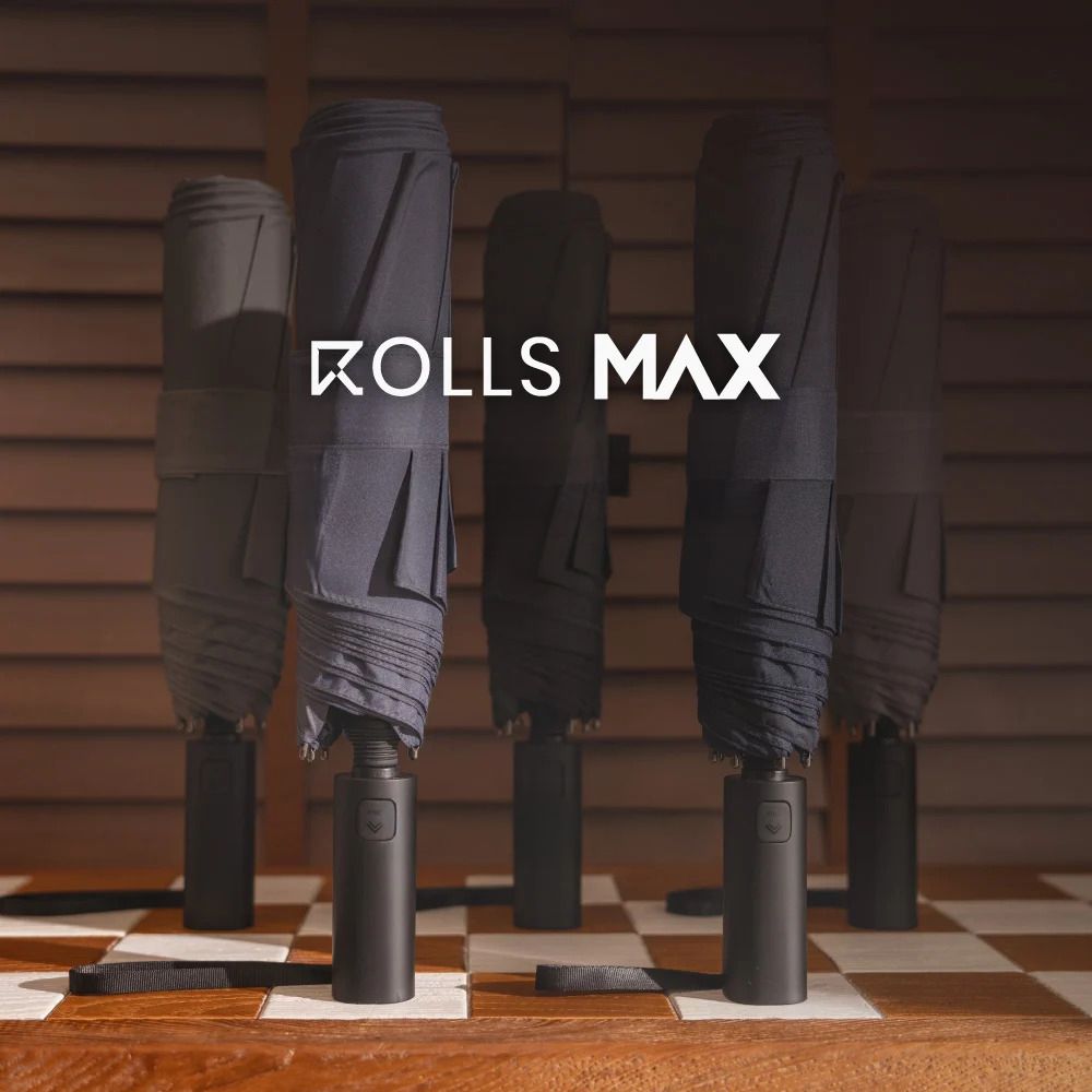 ROLLS MAX地表最大瞬間捲收傘  獨家專利 超大遮蔽傘面(多色/威品嚴選)