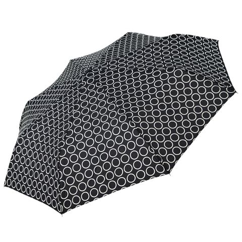 RAINSTORY雨傘-經典普普風(黑)抗UV雙人自動傘