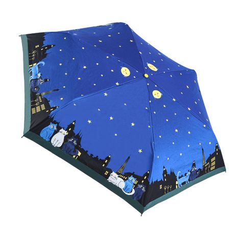 RAINSTORY雨傘--8°降溫凍齡手開輕細口紅傘(月光貓)