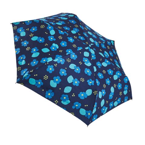 RAINSTORY雨傘--8°降溫凍齡手開輕細口紅傘(沁藍花海)