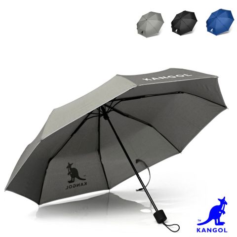 KANGOL - 英國袋鼠輕量耐用晴雨兩用8骨摺疊短雨傘