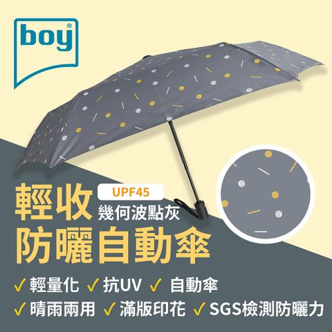 【德國boy】德國boy三折輕收防曬自動傘_小島旅行