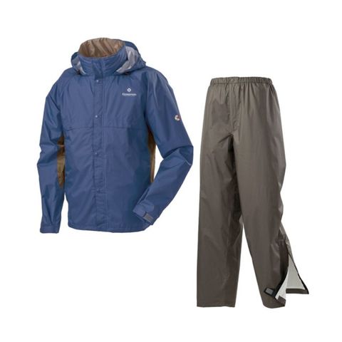 【Caravan】Air Refine Lite Rain Suit 中性雨衣褲套組 藍色M號 CV0101909B