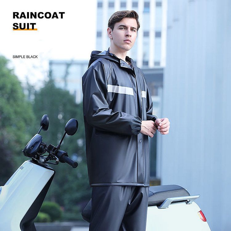 RAINCOATSUITSIMPLE BLACK