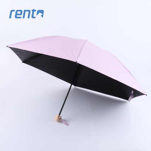 rento 日式超輕黑膠蝴蝶晴雨傘_紫丁香