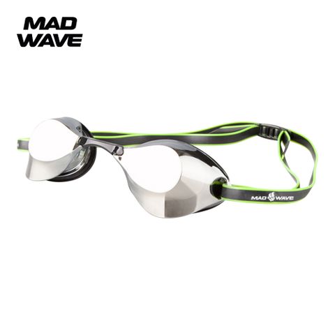 MADWAVE 俄羅斯成人泳鏡TURBO RAICER II MIRROR