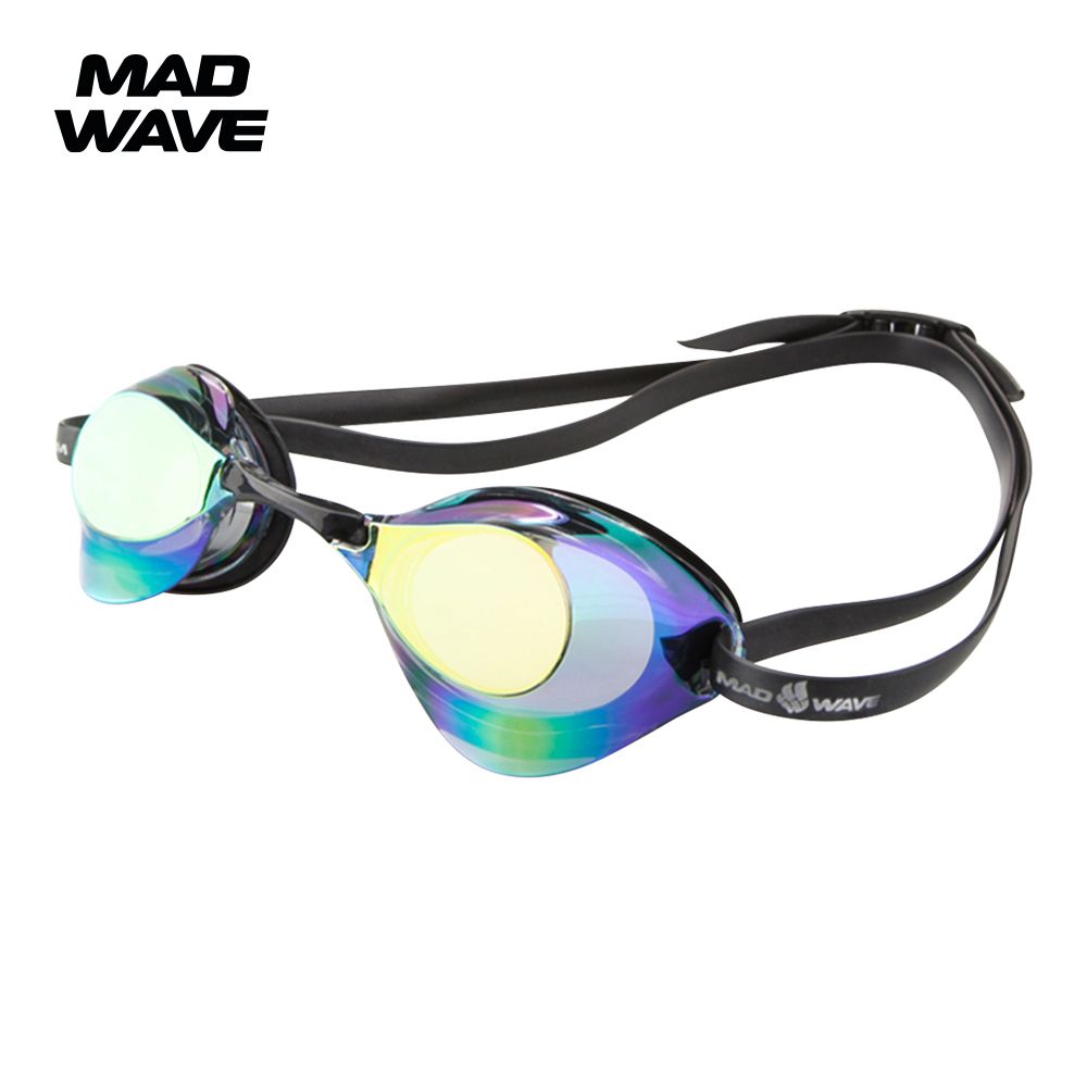 MADWAVE 俄羅斯成人泳鏡TURBO RAICER II RAINBOW