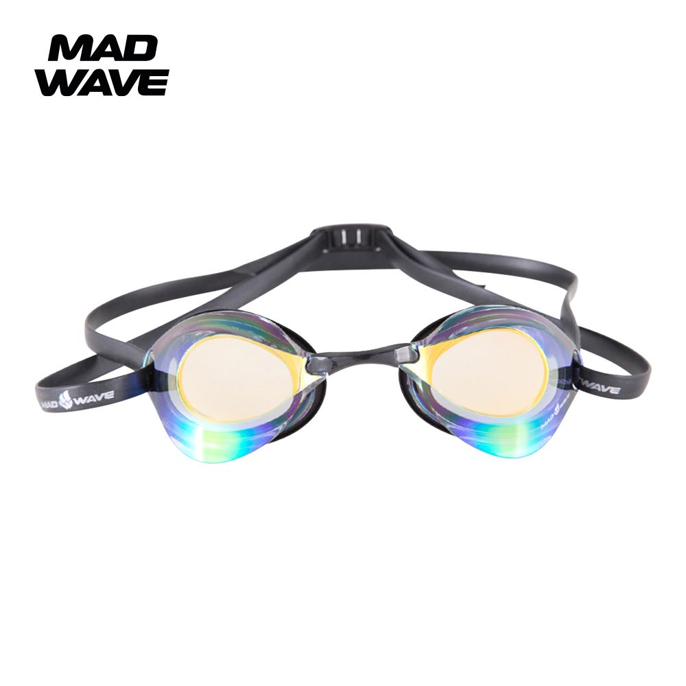 MADWAVE 俄羅斯成人泳鏡TURBO RAICER II RAINBOW