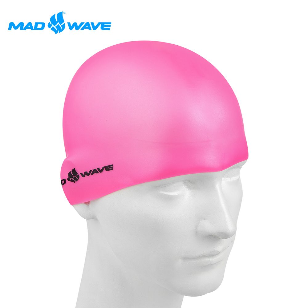 MADWAVE 俄羅斯成人加大舒適矽膠泳帽LIGHT BIG